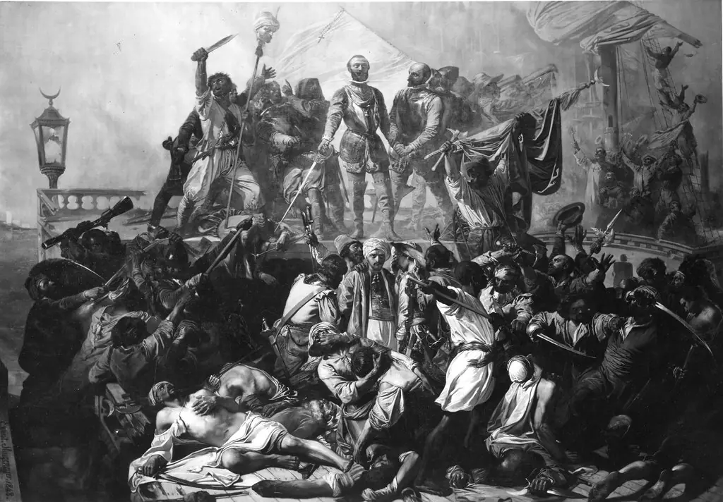 The battle of Lepanto