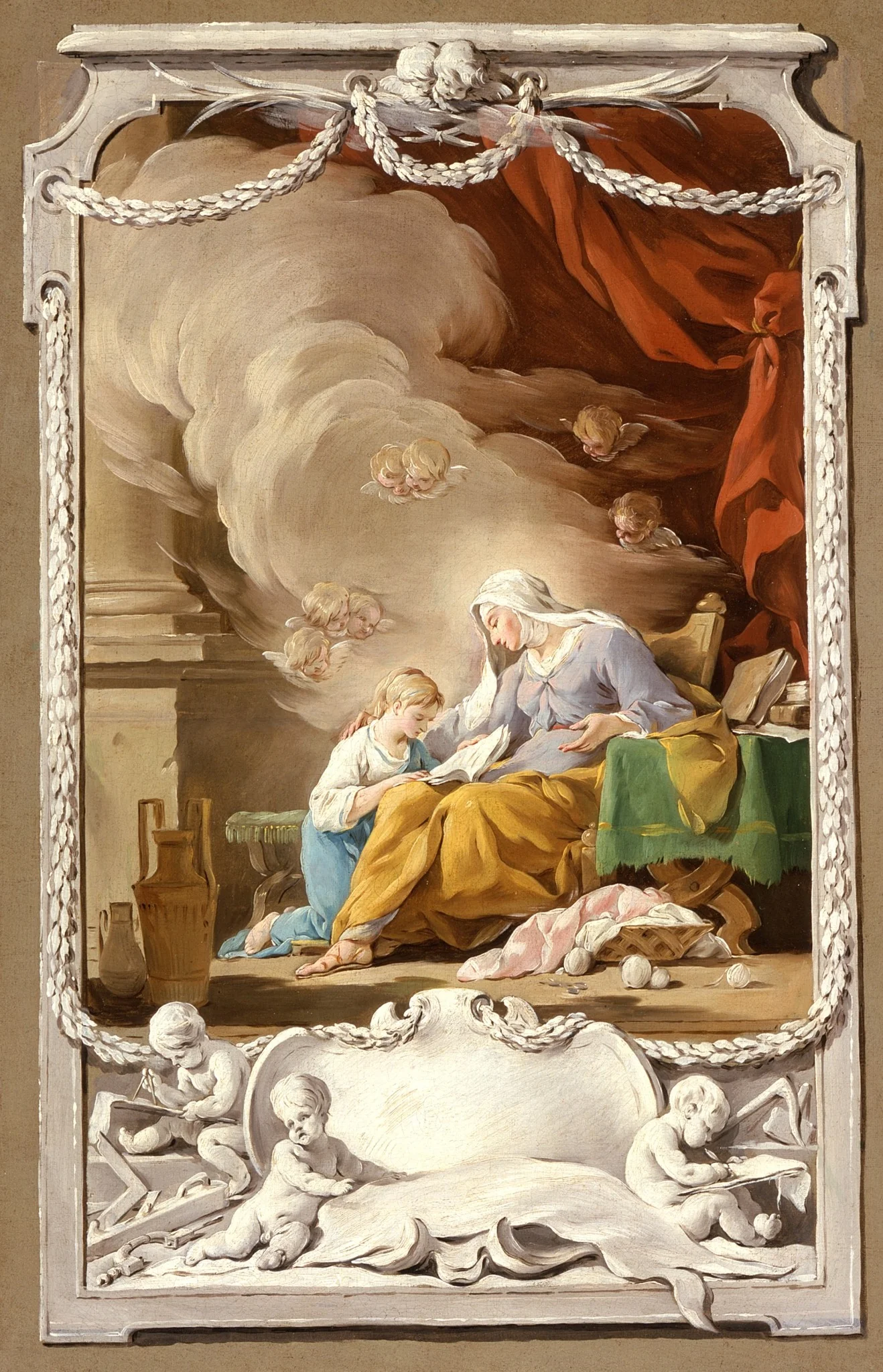 St. Anne Revealing to the Virgin the Prophecy of Isaiah