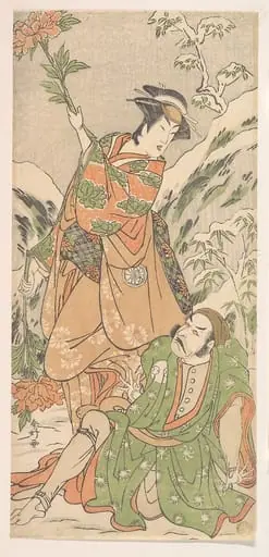 二代目嵐龍藏・三代目瀬川菊之丞|Kabuki Actors Arashi Ryūzō II and Segawa Kikunojō III