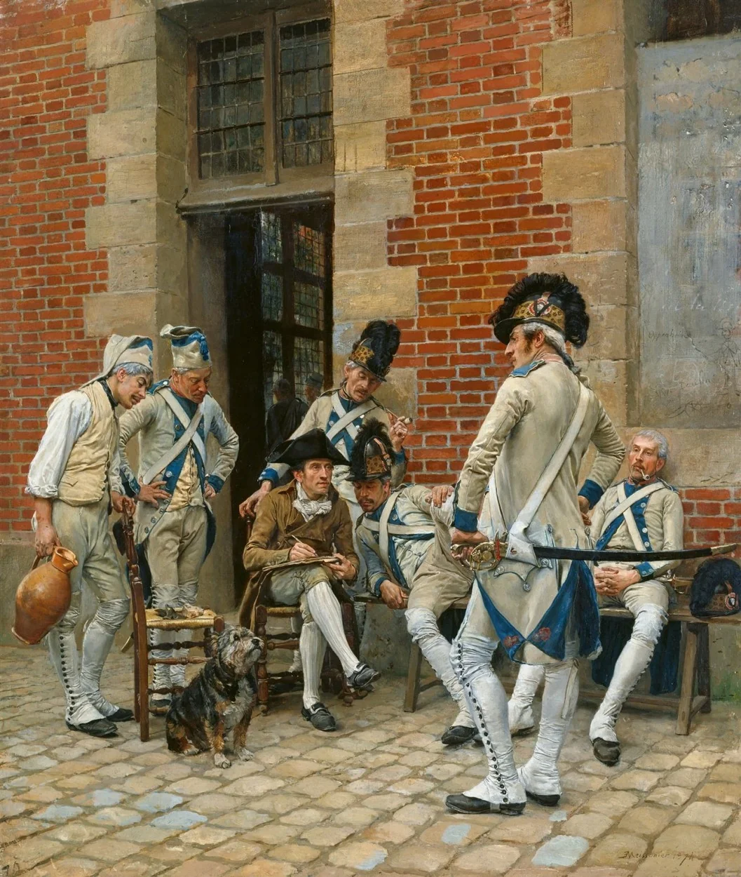 The Portrait of a Sergeant, by Jean Louis Ernest Meissonier, oil, 1874