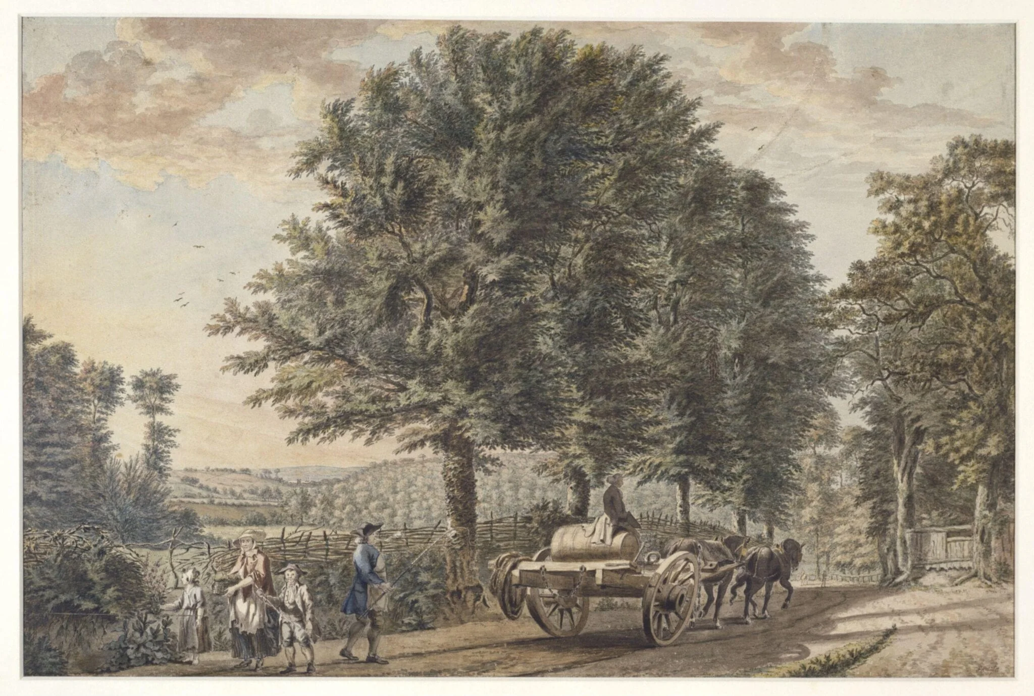 Landscape with Dray and Figures