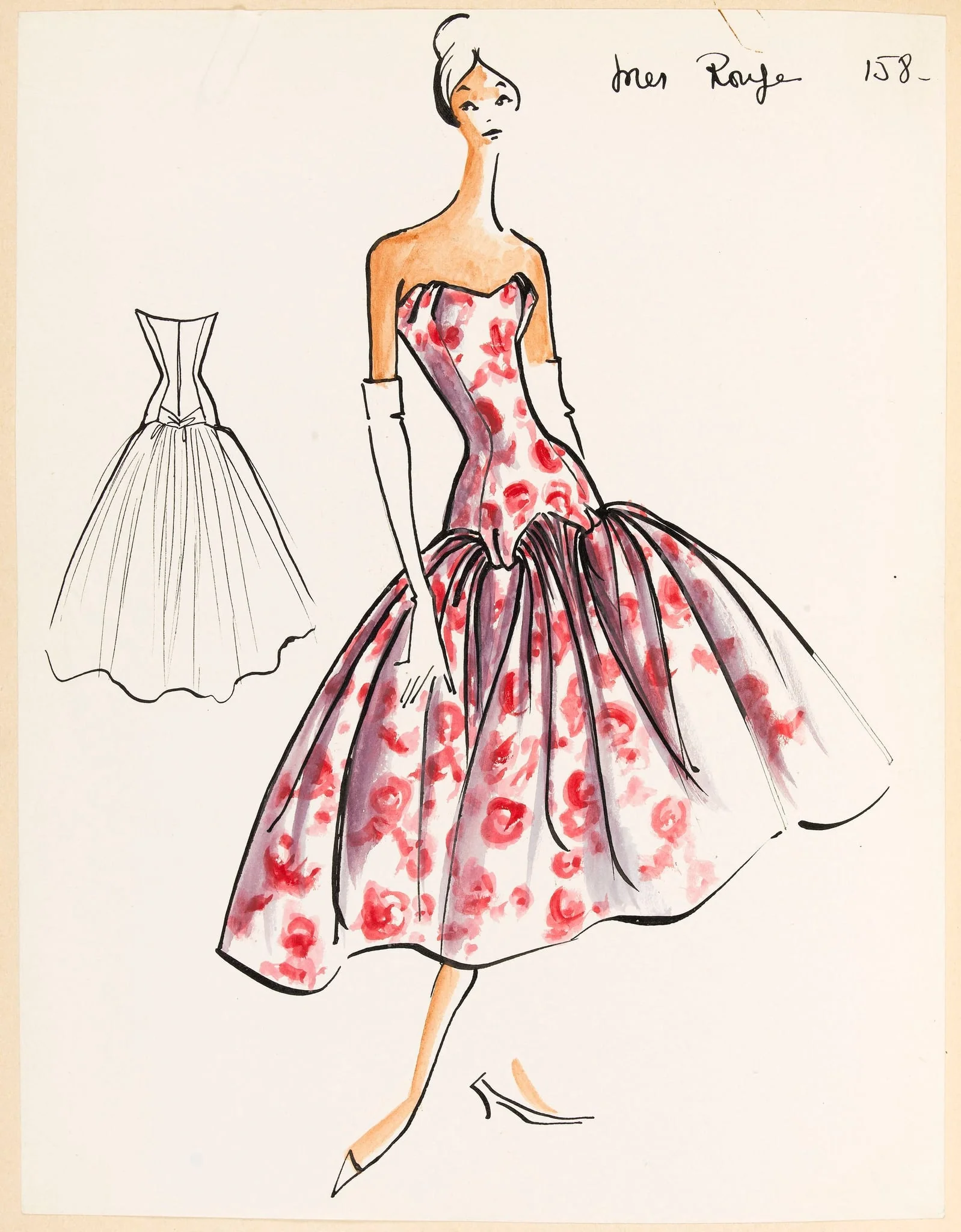 Mer Rouge, by Carven, 1959