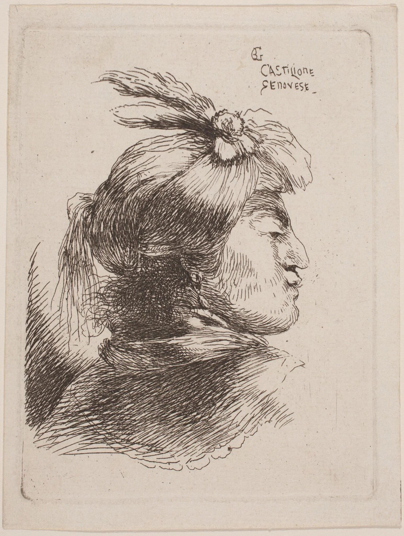 Small Oriental Head