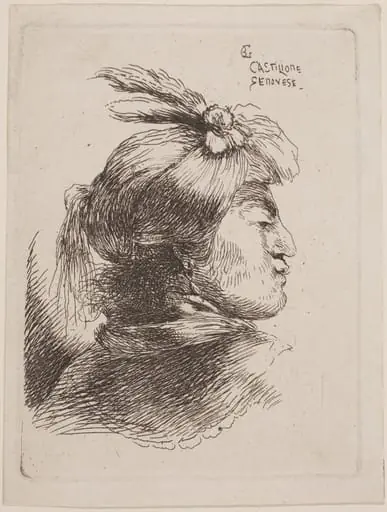 Small Oriental Head