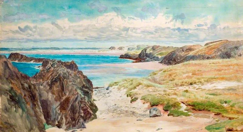 Llanddyn Island, by Frederick William Hayes, unspecified, 1893