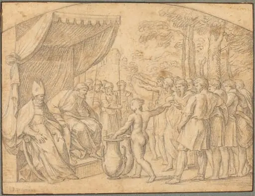 The Drawing of Lots to Divide the Promised Land