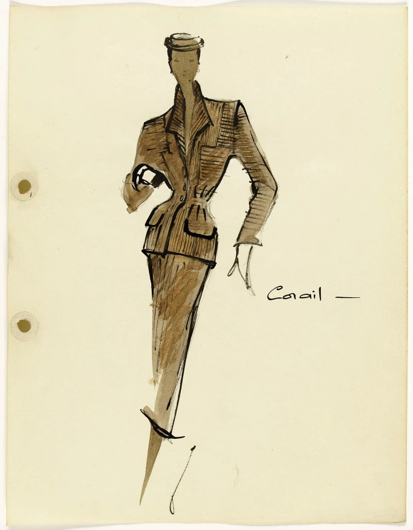 'Corail', by Marie-Louise Carven, 1951