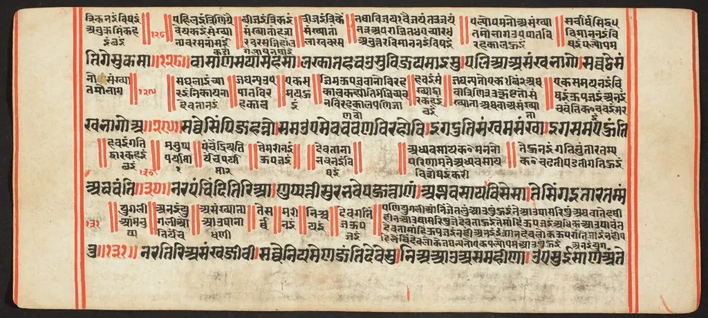 Tantric Manuscript, "Sangrahani Sutra"