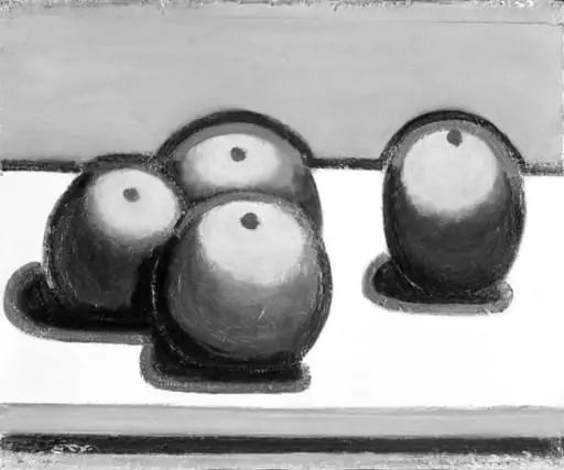 Still Life with Four Apples