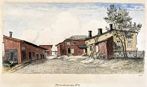 Uudenmaankatu 4, piha