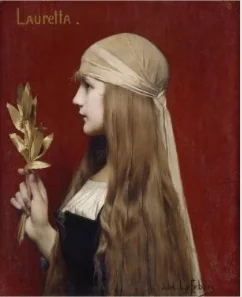 Lauretta, by Jules Lefebvre, oil, 1894