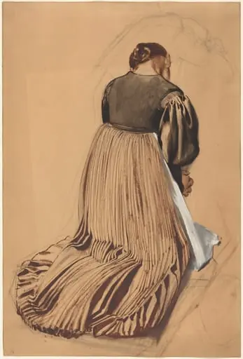 Kneeling Woman from Behind