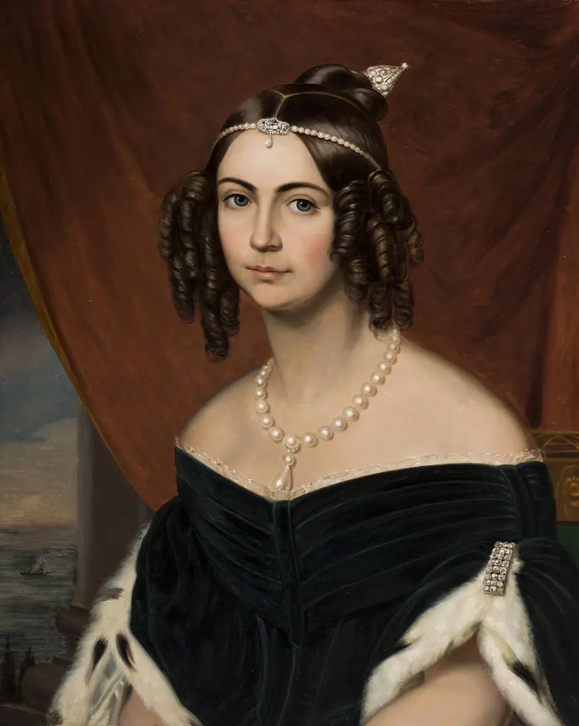 Portrait de Sa Majesté l´Impératrice Douarière du Brésil, Duchesse de Bragance
