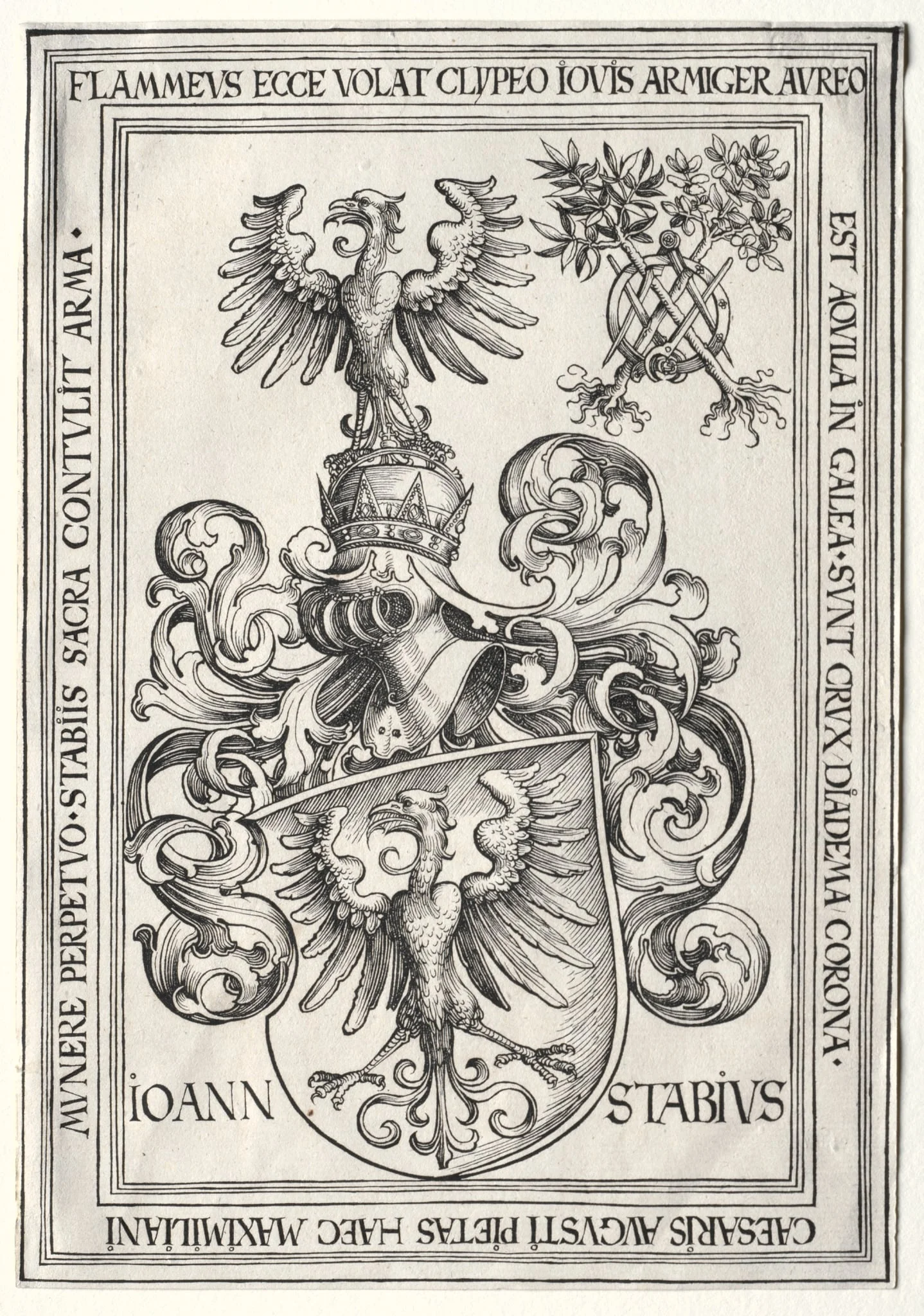 Coat of Arms of Johann Stabius, by Wolf Traut, 1500