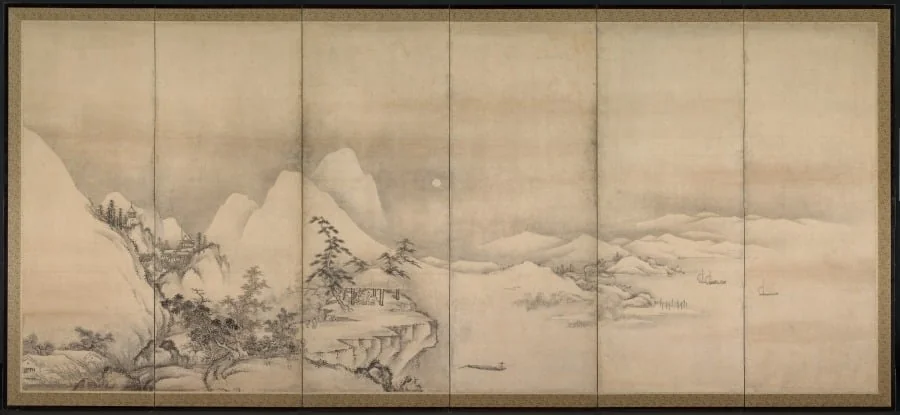 Chinese Landscape, by Unknown, unspecified, 1504