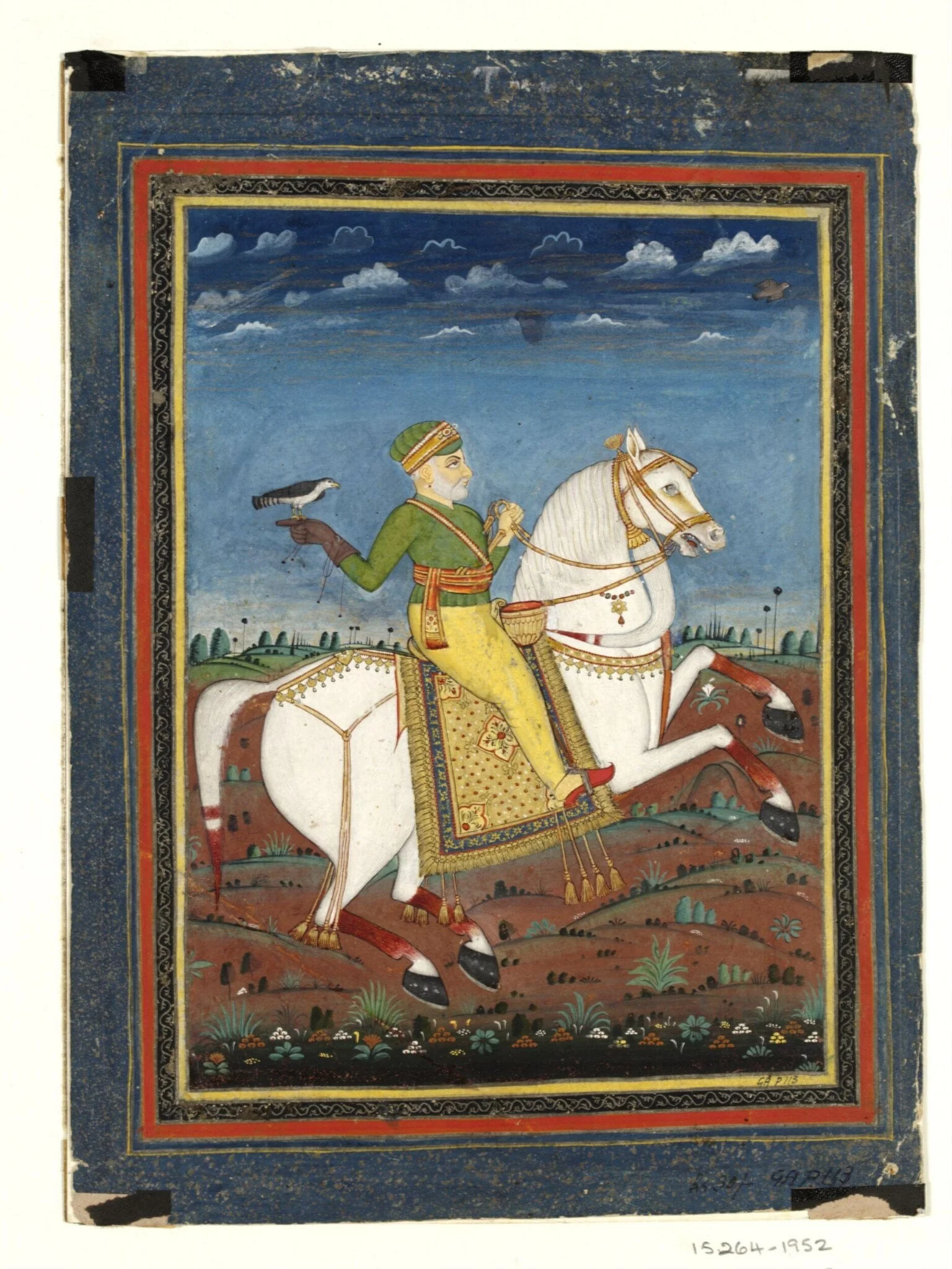 Raja Madan Singh Jat, by Unknown, paint, 1800