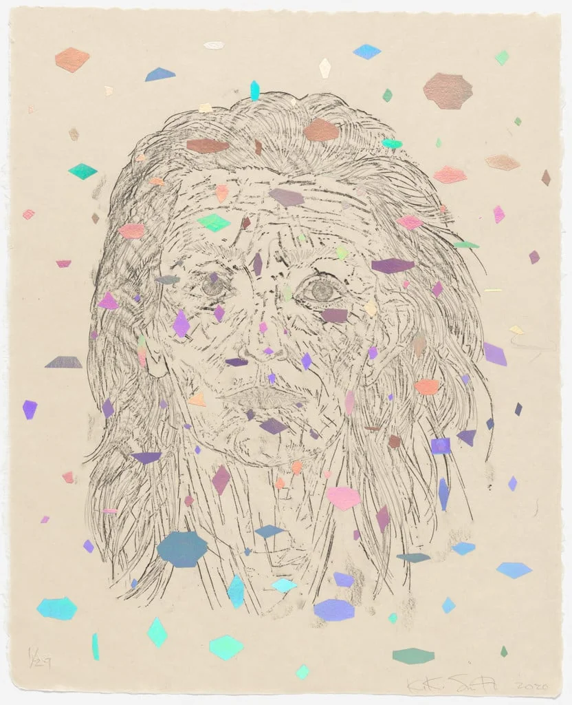 Untitled, by Kiki Smith, oil, 2020
