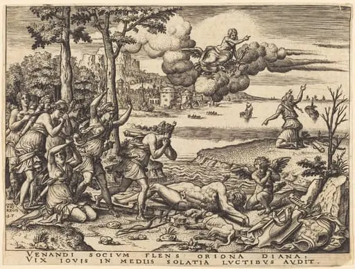 Diana Mourning the Death of Orion