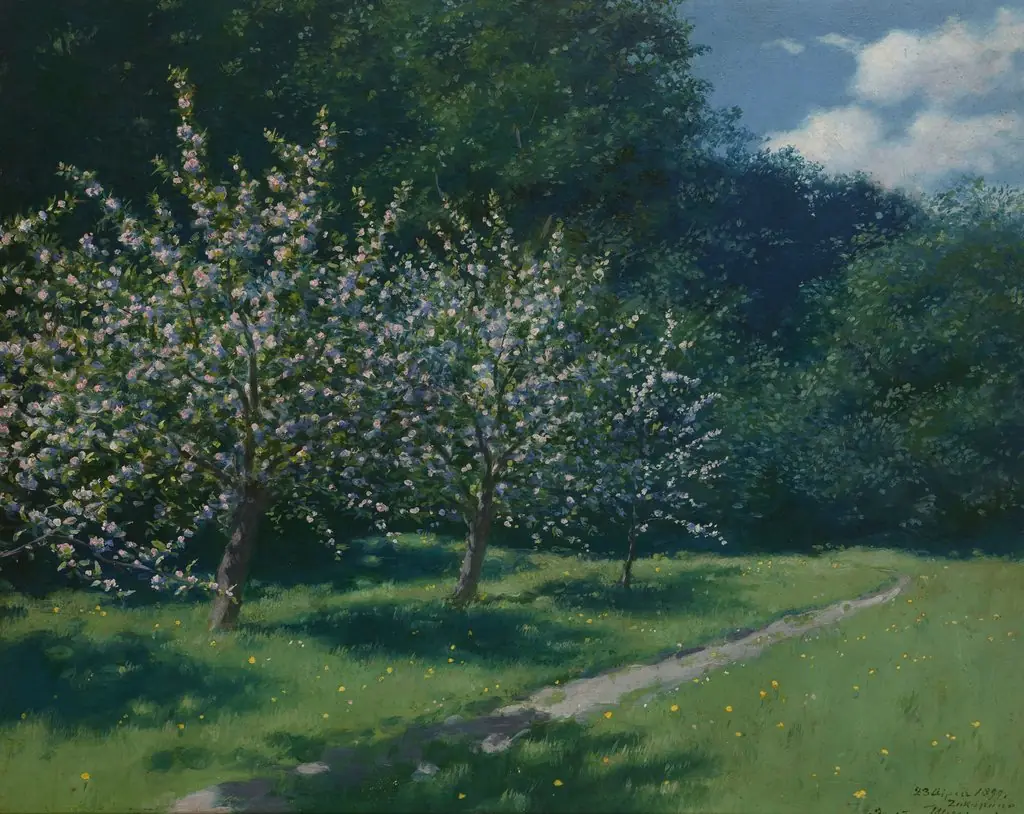 Apple-Trees in Bloom