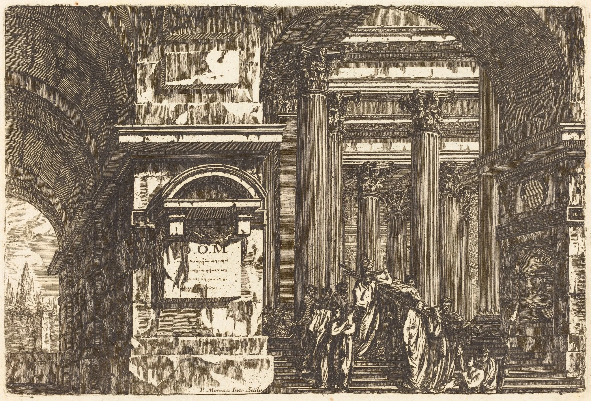 The Entrance of a Temple