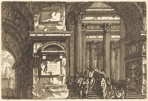 The Entrance of a Temple