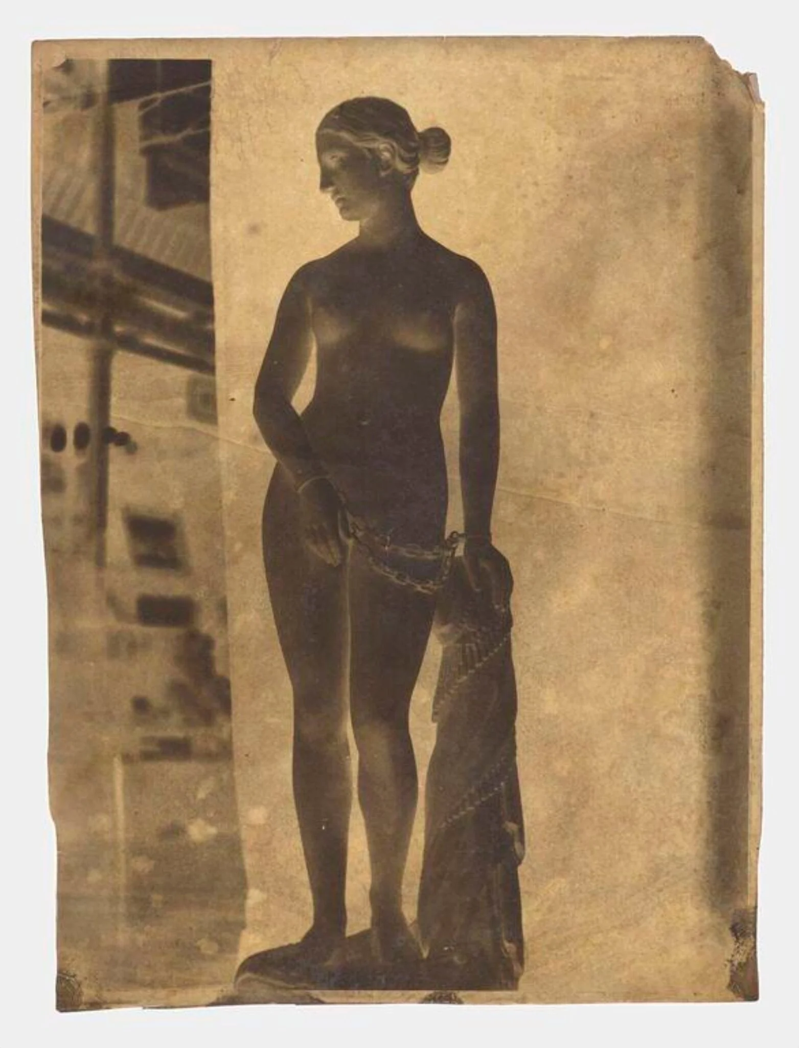 Sculpture of a Female Nude, Great Exhibition 1851, by Nicolaas Henneman, photographic, 1851