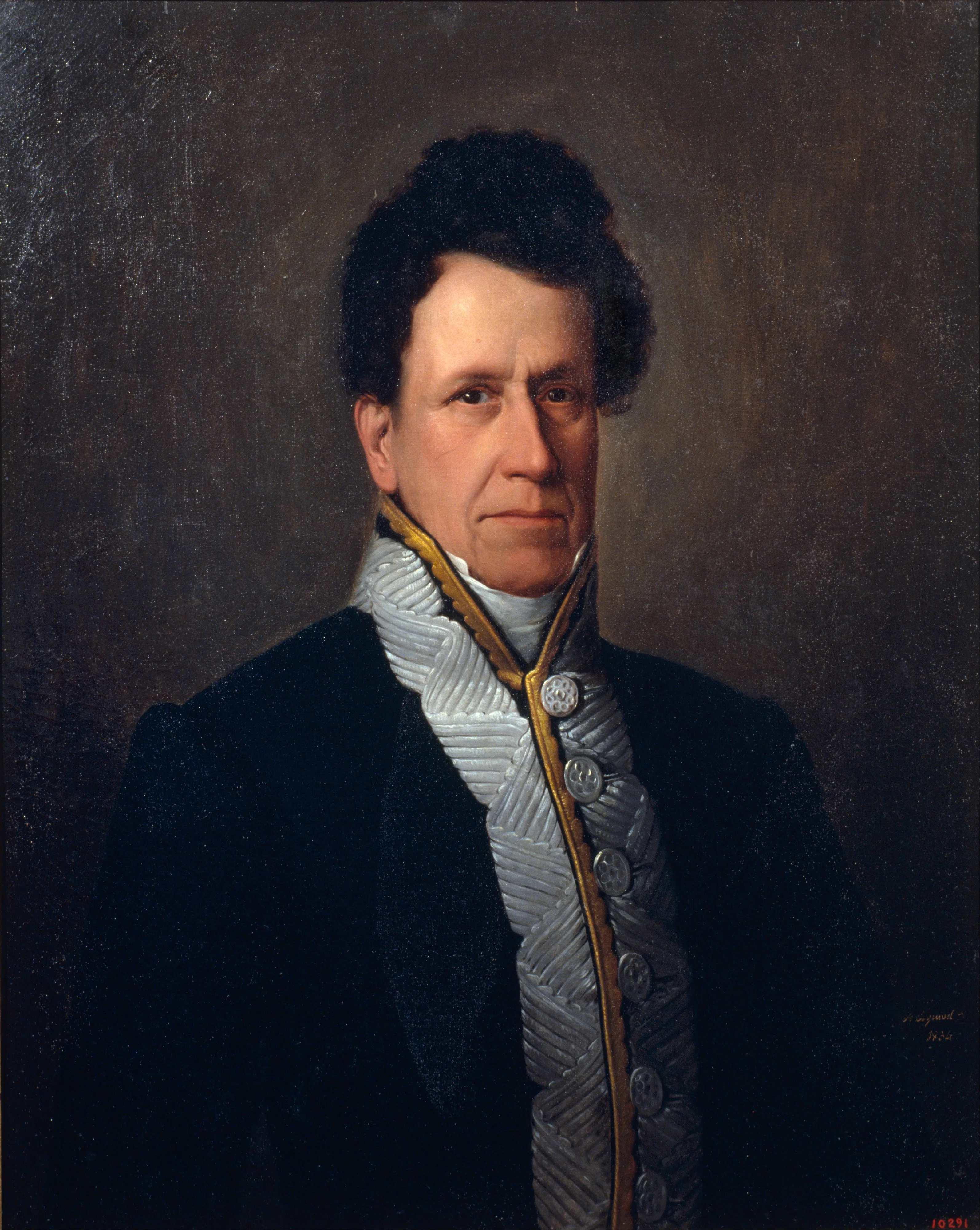 Portrait of Manuel Mª Gutiérrez, by Antonio María Esquivel, oil, 1834