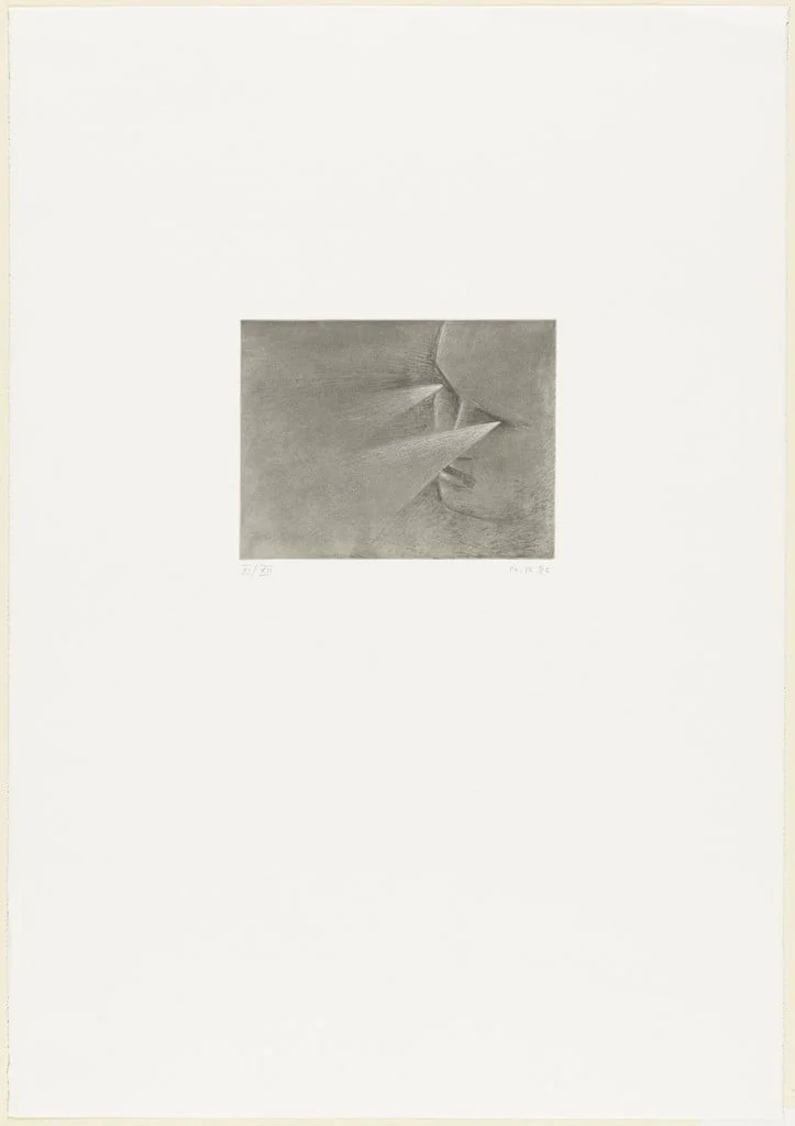 Untitled, by Markus Raetz, ink, 1986