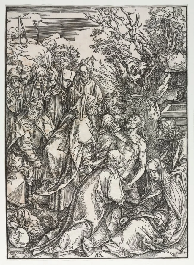 The Great Passion:  The Deposition, by Albrecht Dürer, 1504