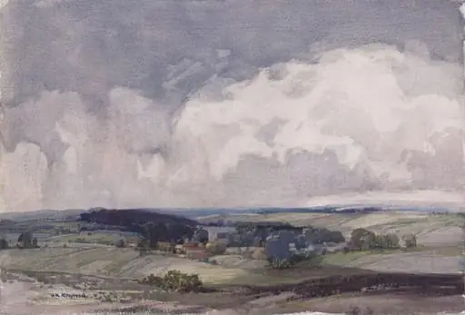 East Ilsley, Berkshire, Looking North