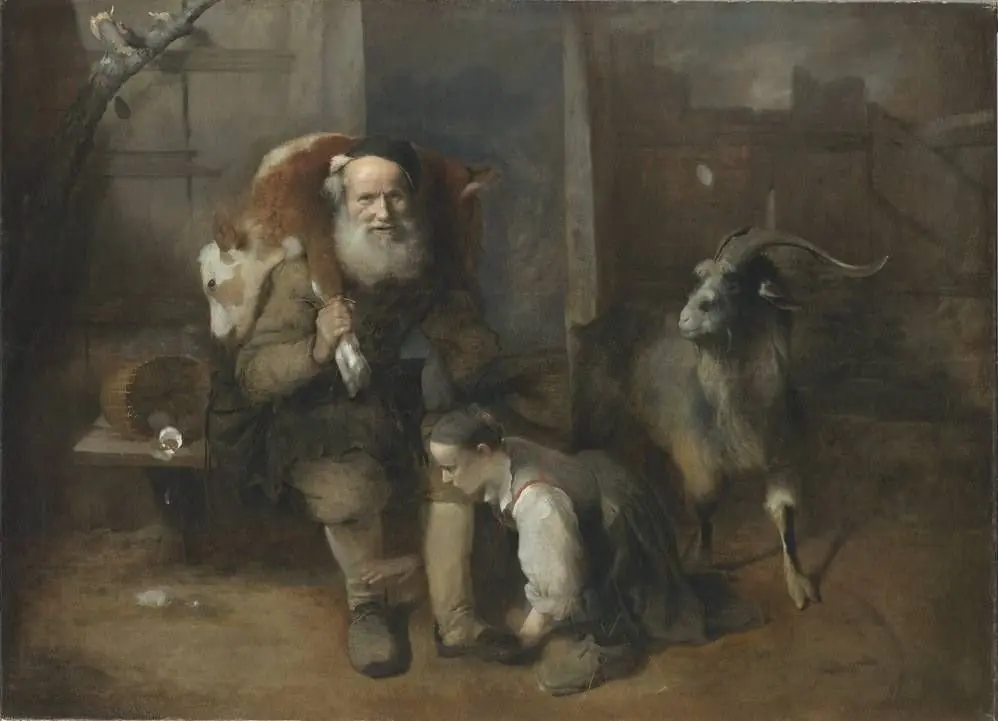 Peasant returning from the market