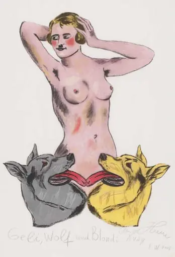Geli, Wolf und Blondi