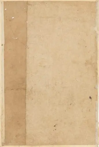 Page from Tales of a Parrot (Tuti-nama): blank page