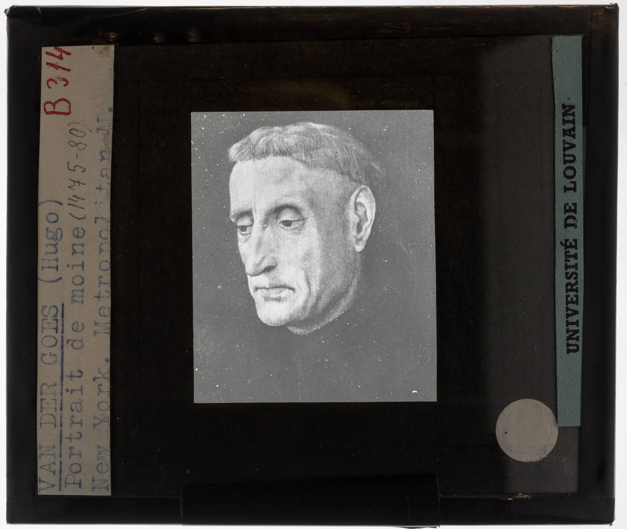 Hugo van der Goes. Portret van een Benedictijnse monnik, by Hugo Van der Goes, unspecified, 1924