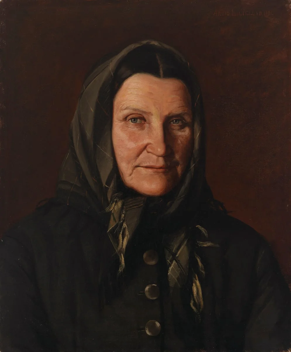 Naisen muotokuva, by Arvid Liljelund, unspecified