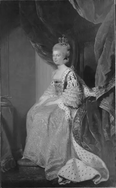 Queen Charlotte Sophia of Mecklenburg-Strelitz. Wife of George III