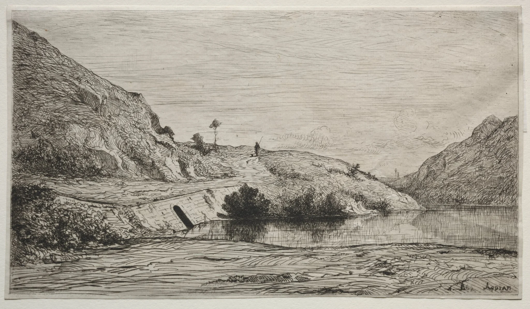 Banks of the Rhone, by Adolphe Appian, 1865