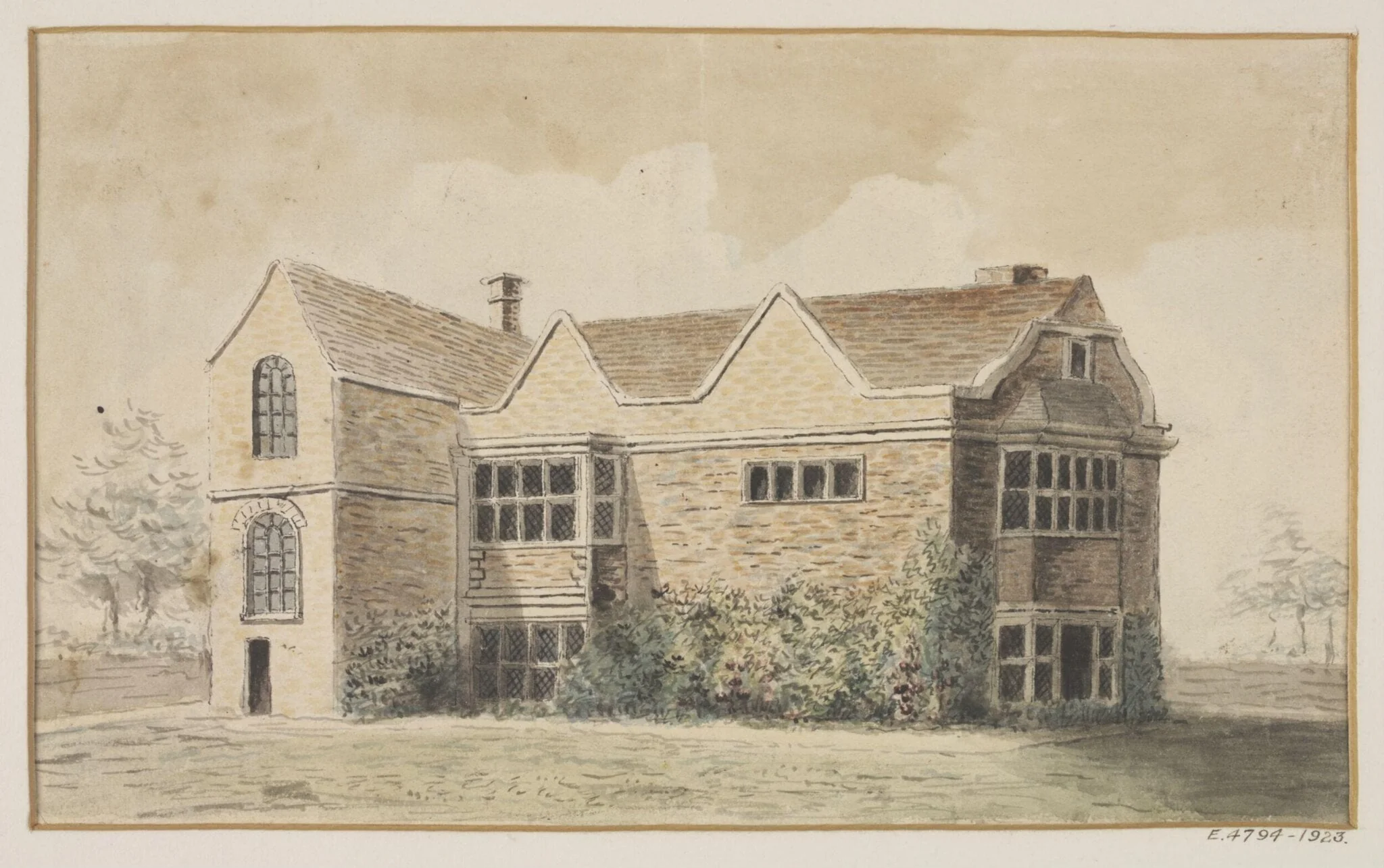 Untitled, by T. Prattent, watercolor, 1793
