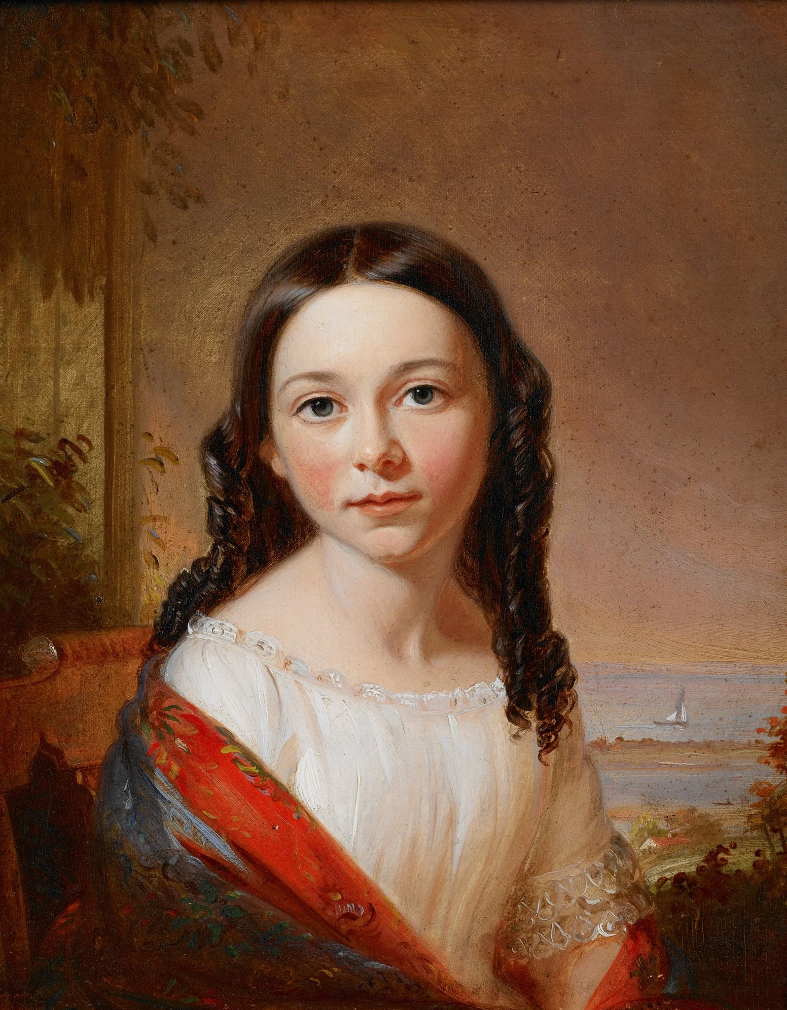 Portrait of Maria Seabury, by William Sidney Mount, unspecified, 1846