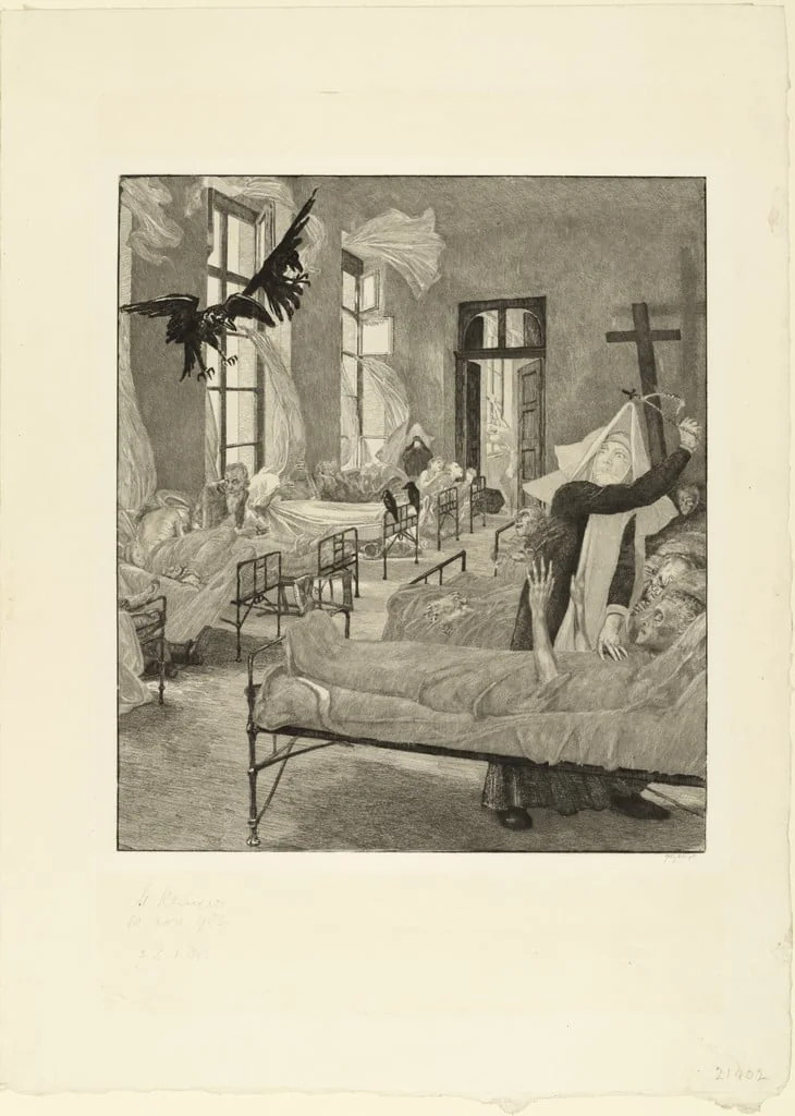 Untitled, by Max Klinger, ink, 1903