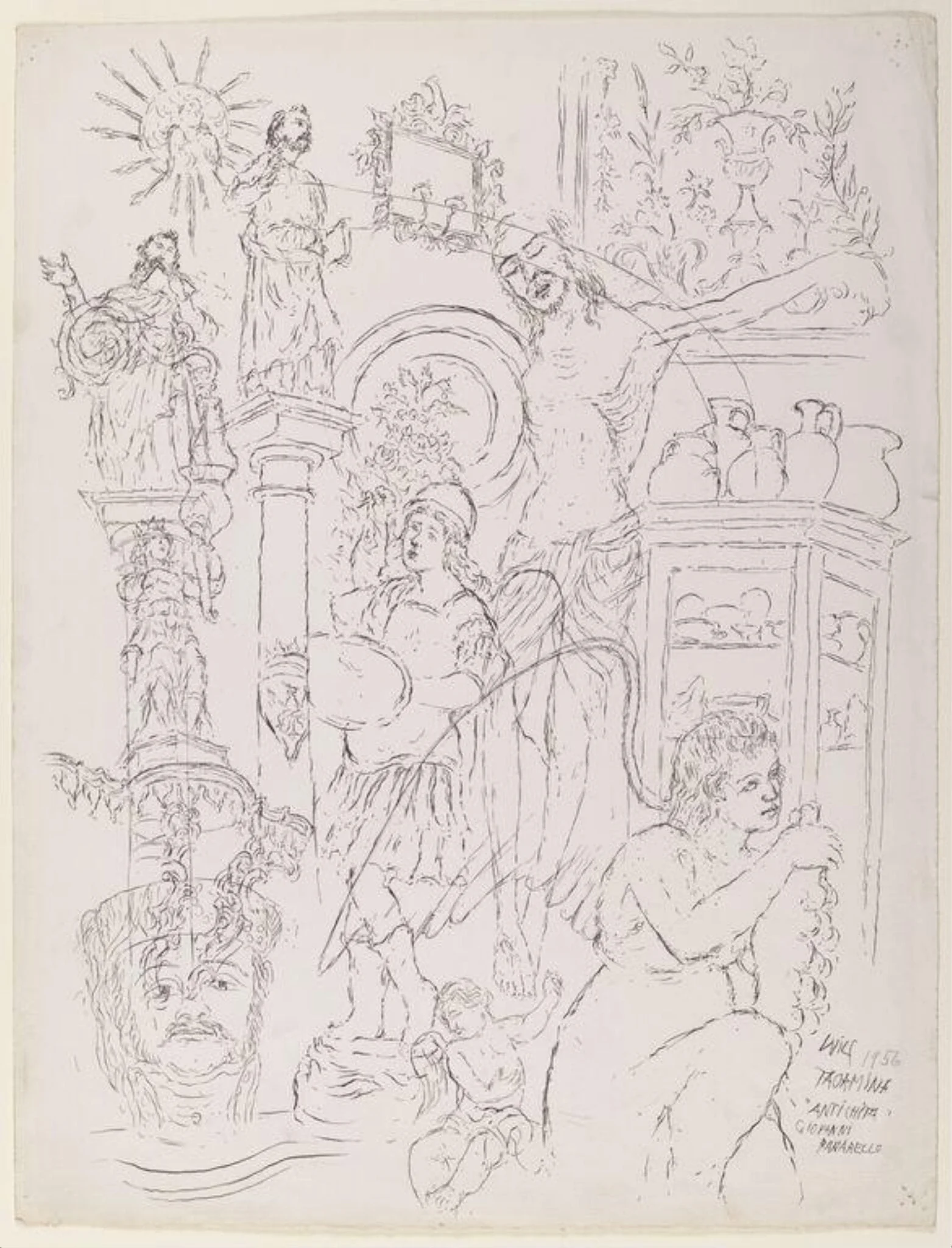 Taormina "Antichita" Giovanni Panarello, by Katerina Wilczynski, 1956
