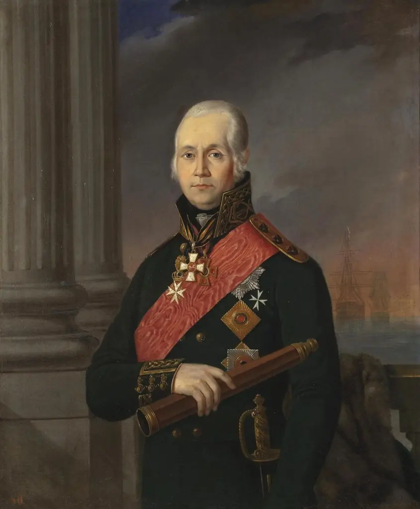Portrait of Admiral F.F.Ushakov