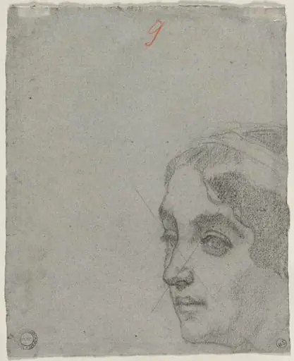 Head of a Woman (verso)