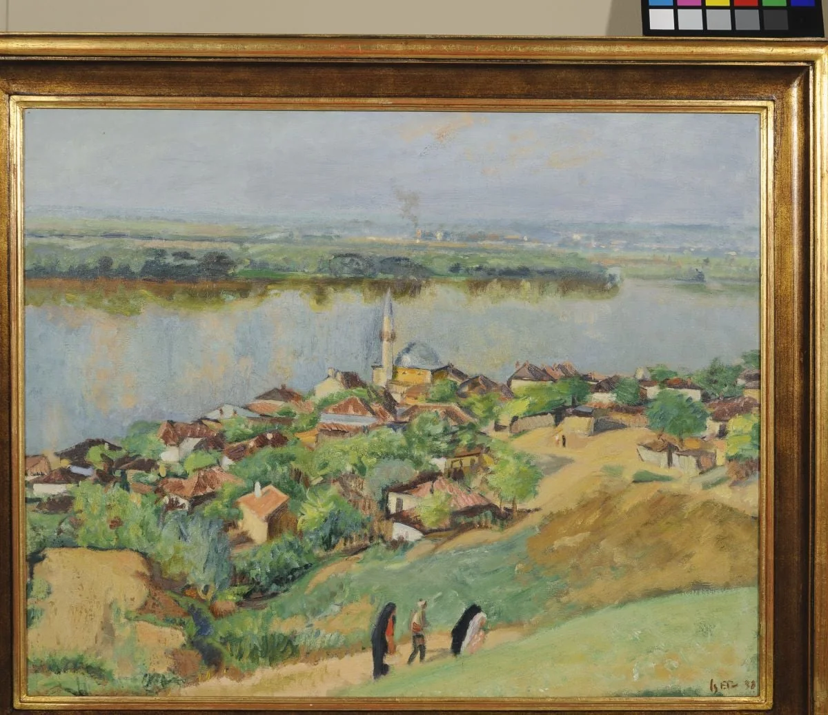 Peisaj la Turtucaia, by Iosif Iser, 1938
