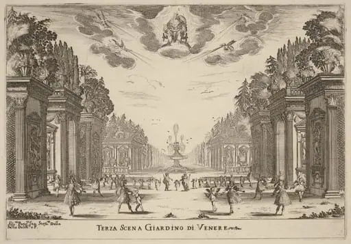 Terza Scena Giardins di Venere