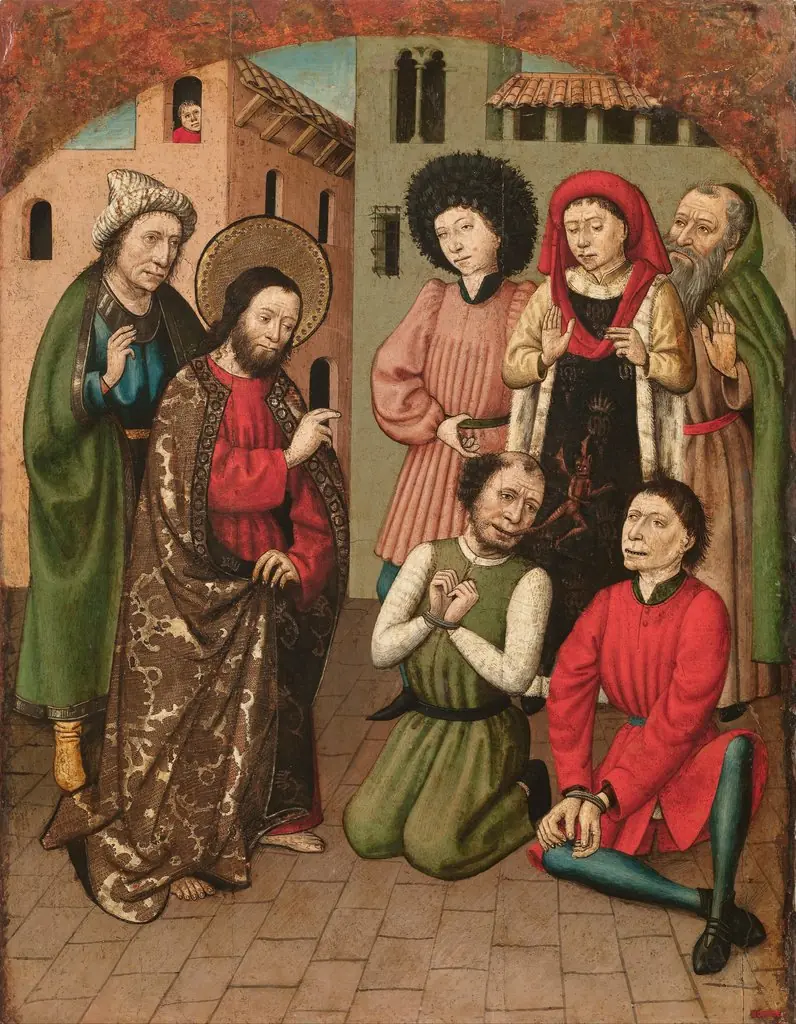 Saint Bartholomew Exorcising