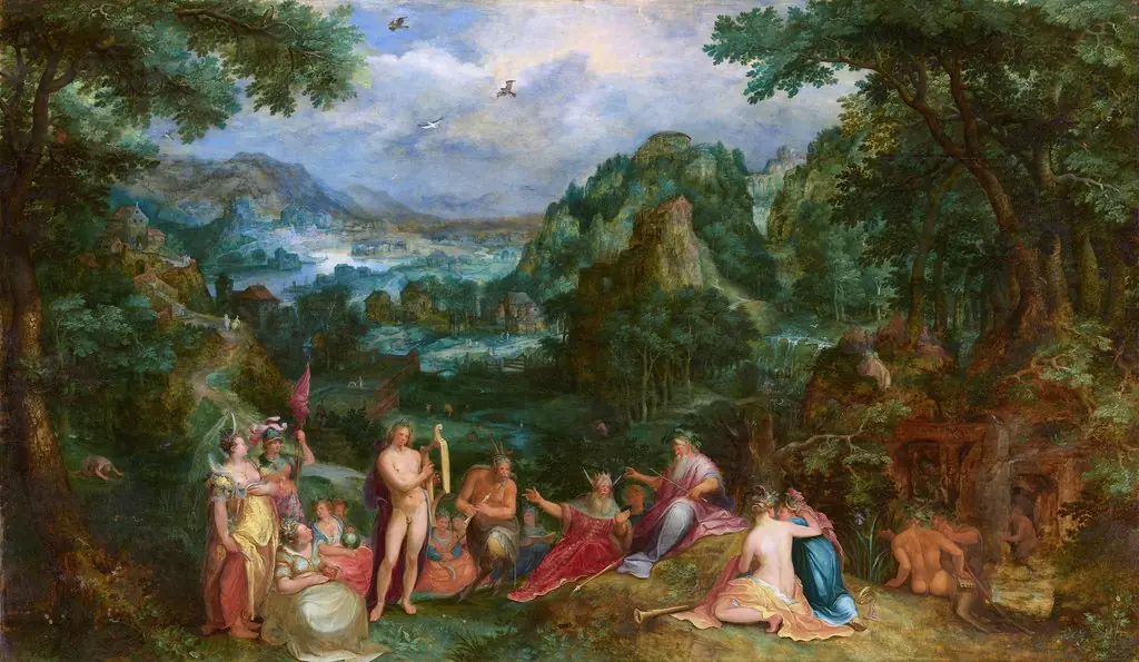 Landscape with the judgment of Midas