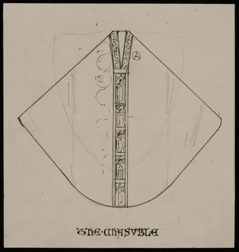 Ornament on ecclesiastical vestments
