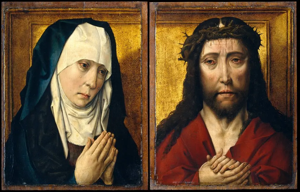 The Mourning Virgin; The Man of Sorrows