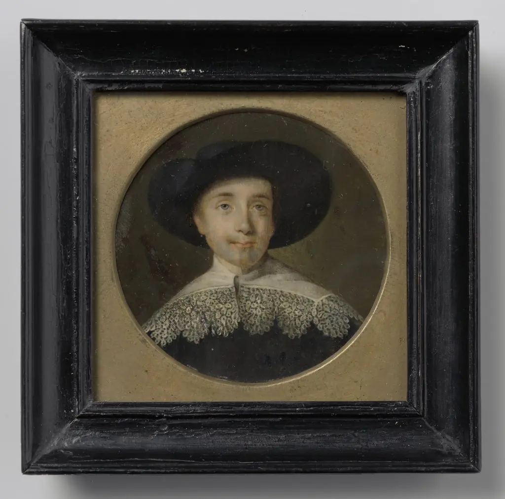 Portret van een man in zeventiende-eeuwse kleding